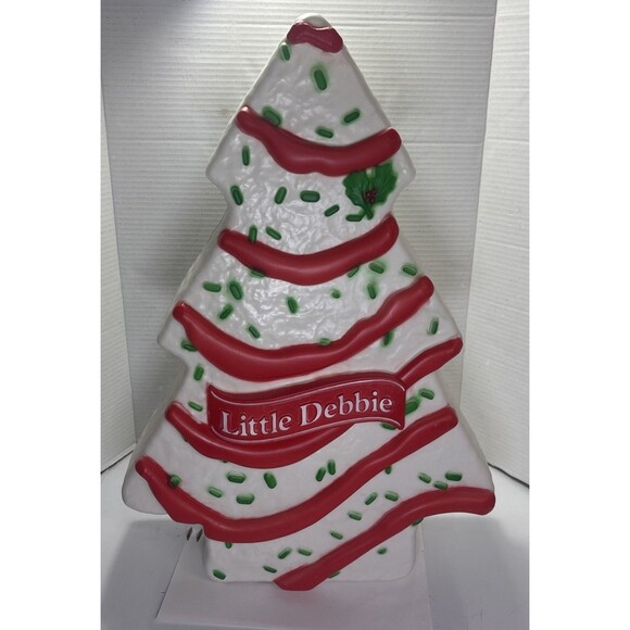 Little Debbie Christmas Tree Cake Blow Mold 22' LED Lighted NEW - Picture 1 of 5